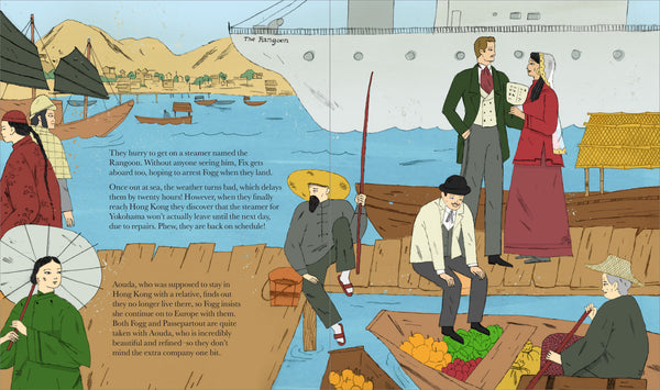 KinderGuides Early Learning Guide to Jules Verne's Around the World in Eighty Days